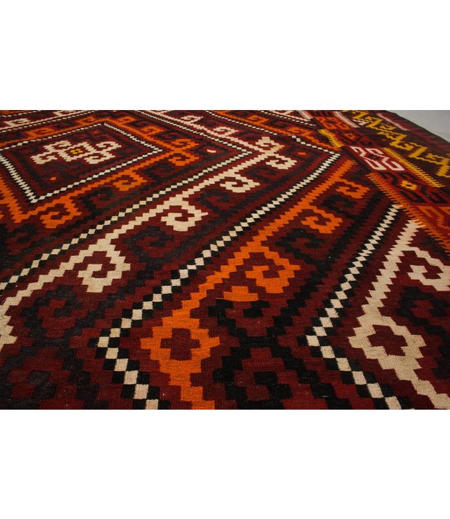 Hand Woven Afghan Wool Kilim Area Rug 496x316 cm