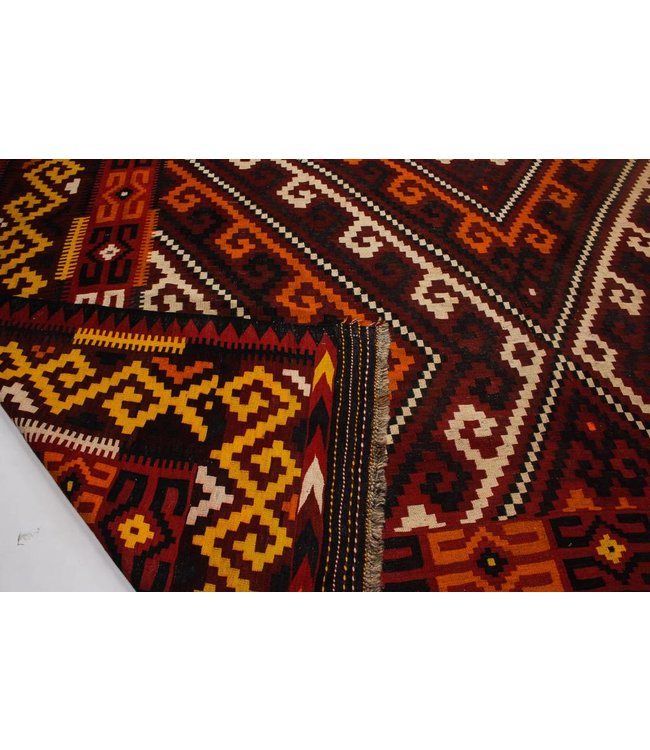 Hand Woven Afghan Wool Kilim Area Rug 496x316 cm