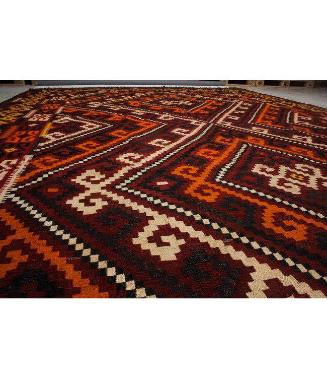 Hand Woven Afghan Wool Kilim Area Rug 496x316 cm