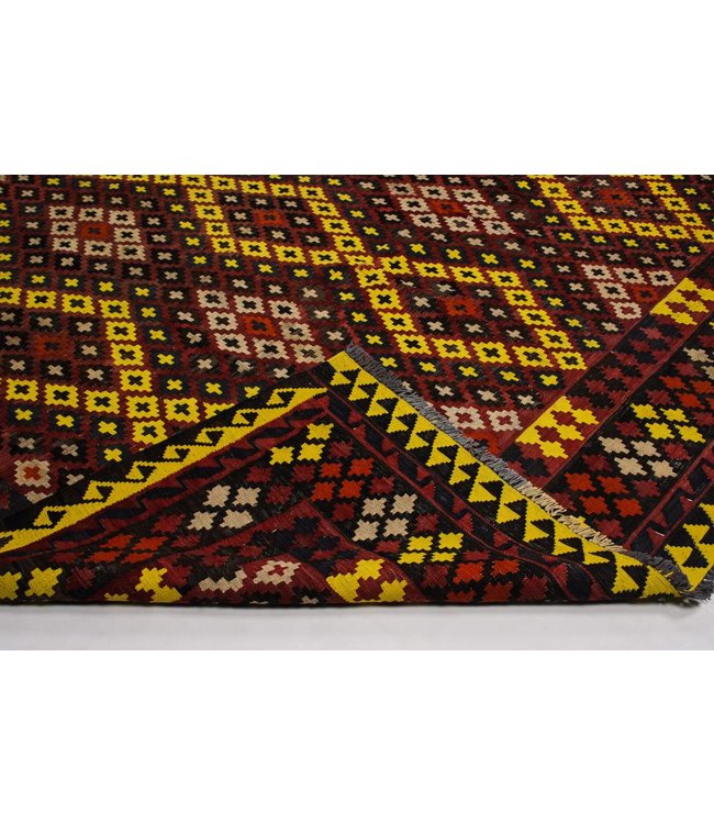 Handgemaakt Oosters Kelim Wol Vloerkleed 285x256 cm