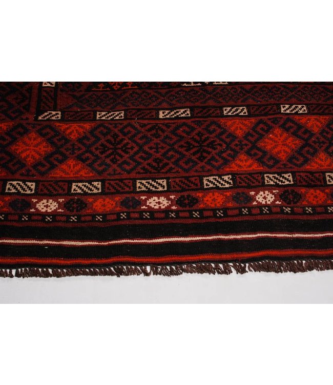 Hand Woven Afghan Wool Kilim Area Rug 360x272 cm