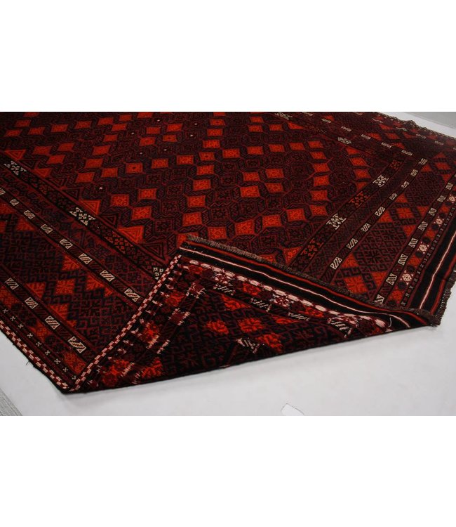 Hand Woven Afghan Wool Kilim Area Rug 360x272 cm