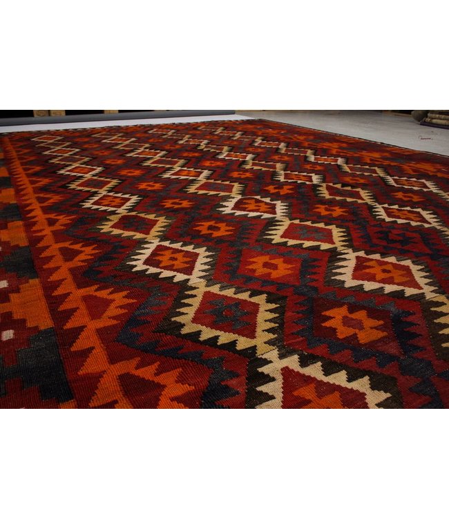 Hand Woven Afghan Wool Kilim Area Rug 440x280 cm