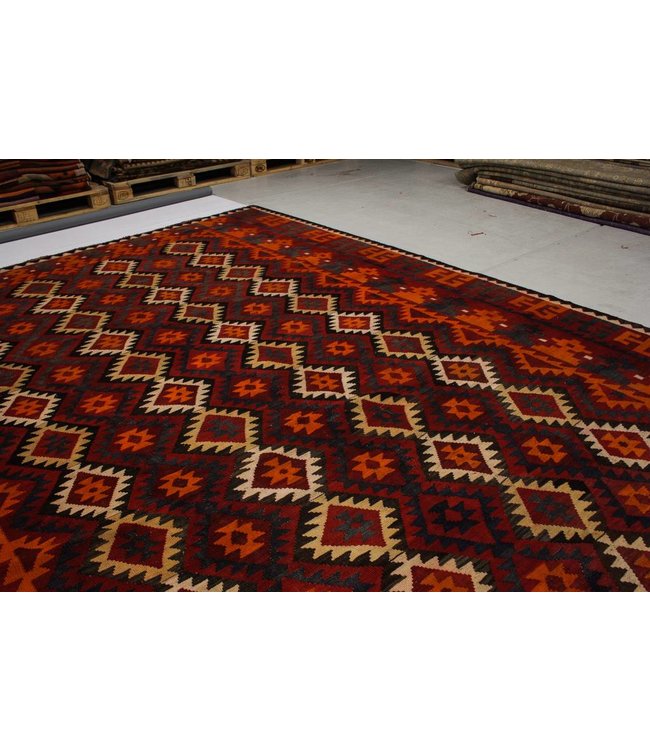 Hand Woven Afghan Wool Kilim Area Rug 440x280 cm