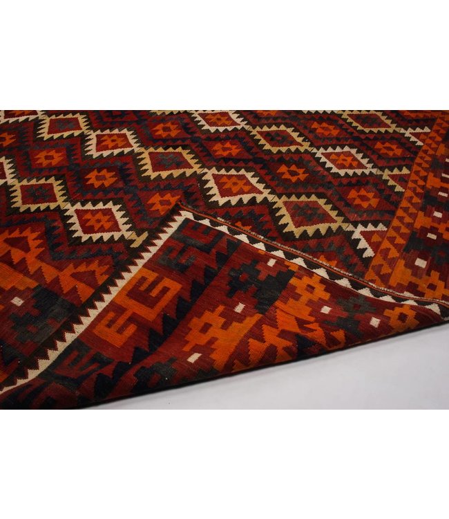 Handgewebte Orientalisch Wolle Kelim Teppich 468x288 cm