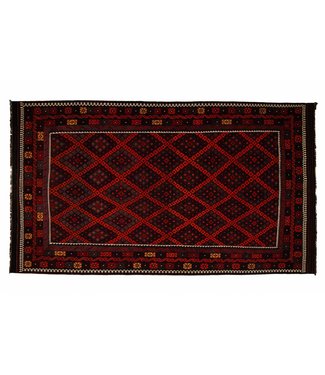 Hand Woven Afghan Wool Kilim Area Rug 483x268 cm