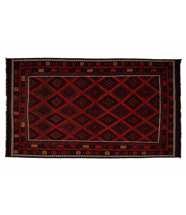 Hand Woven Afghan Wool Kilim Area Rug 483x268 cm