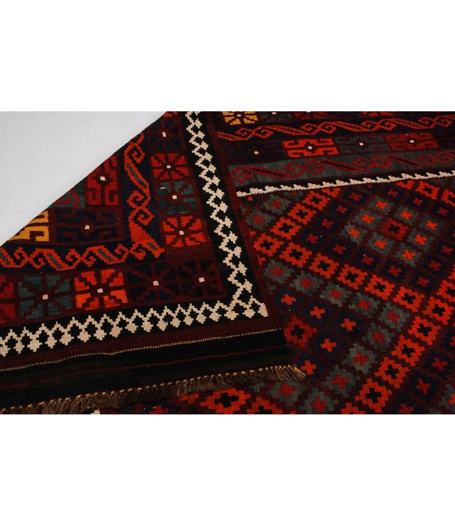 Handgewebte Orientalisch Wolle Kelim Teppich 483x268 cm