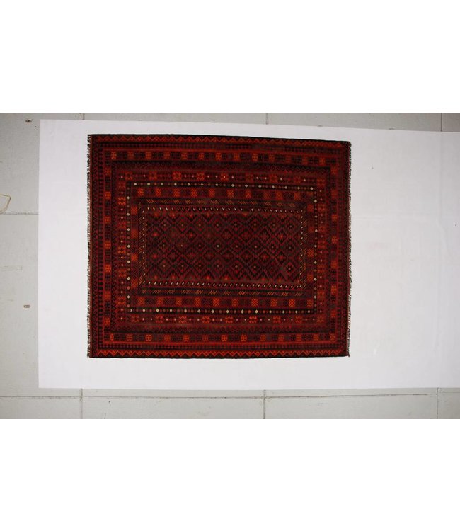 Handgewebte Orientalisch Wolle Kelim Teppich 281x240 cm