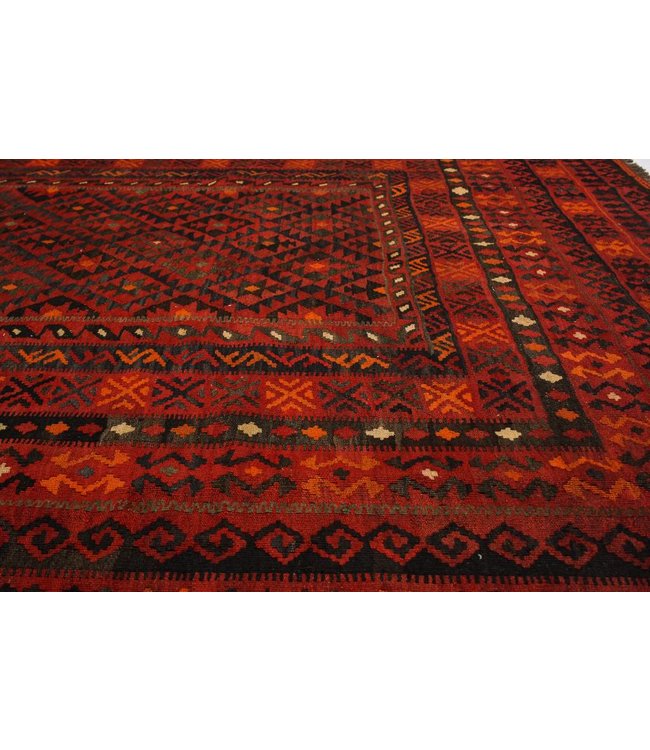 Hand Woven Afghan Wool Kilim Area Rug 281x240 cm