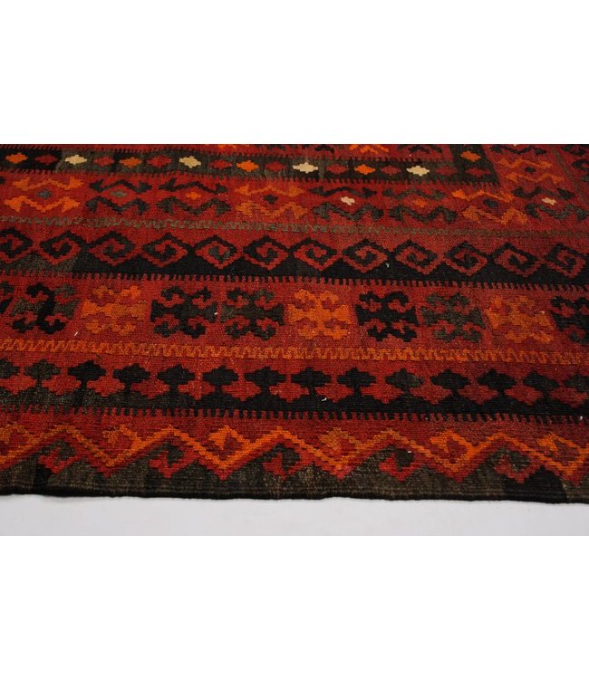 Hand Woven Afghan Wool Kilim Area Rug 281x240 cm