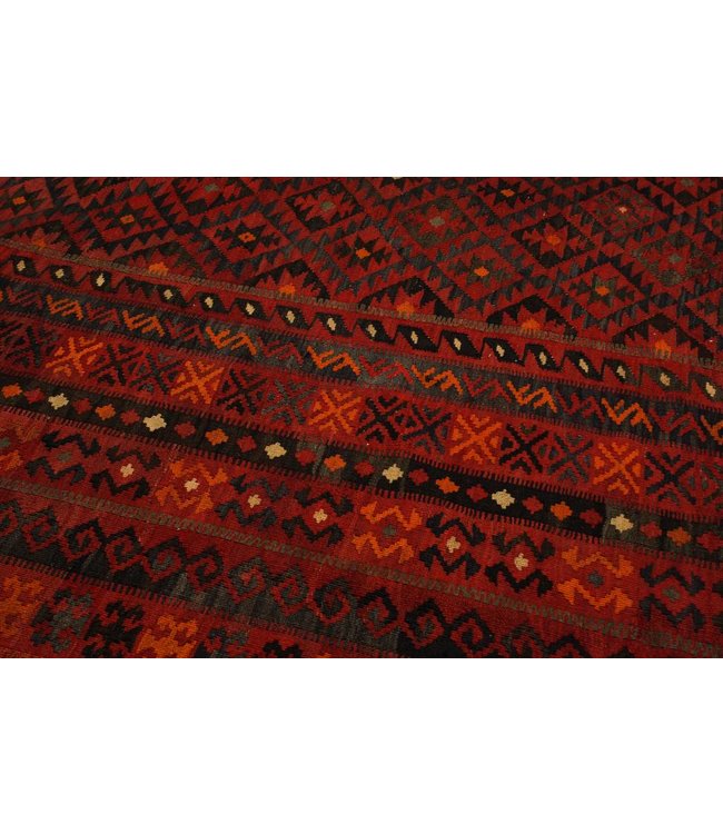 Hand Woven Afghan Wool Kilim Area Rug 281x240 cm