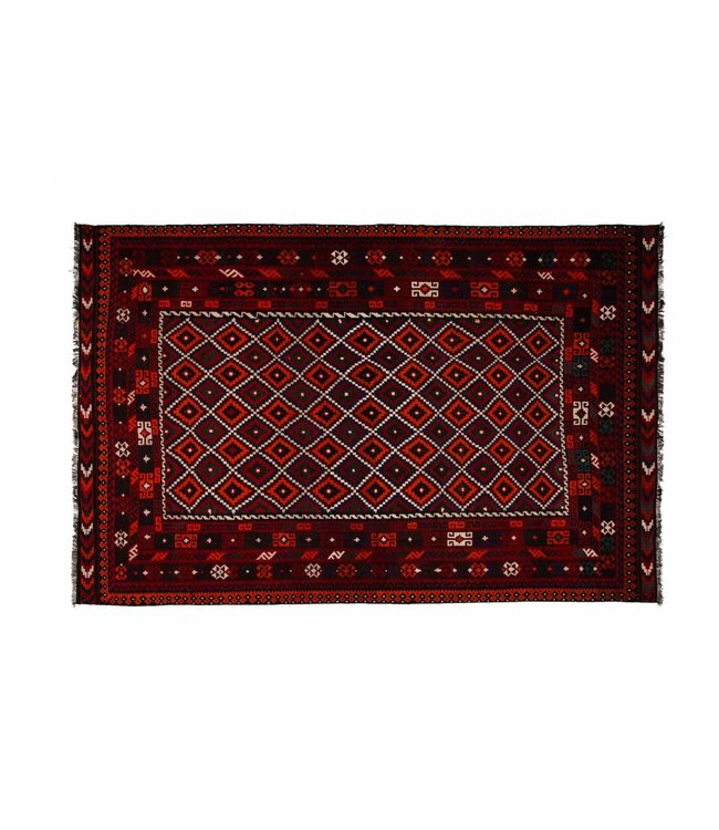 Handgewebte Orientalisch Wolle Kelim Teppich 393x267 cm