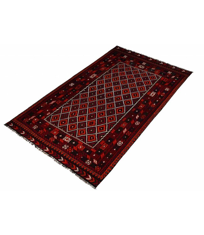 Hand Woven Afghan Wool Kilim Area Rug 393x267 cm