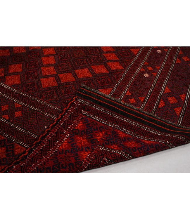 Handgewebte Orientalisch Wolle Kelim Teppich 407x274 cm