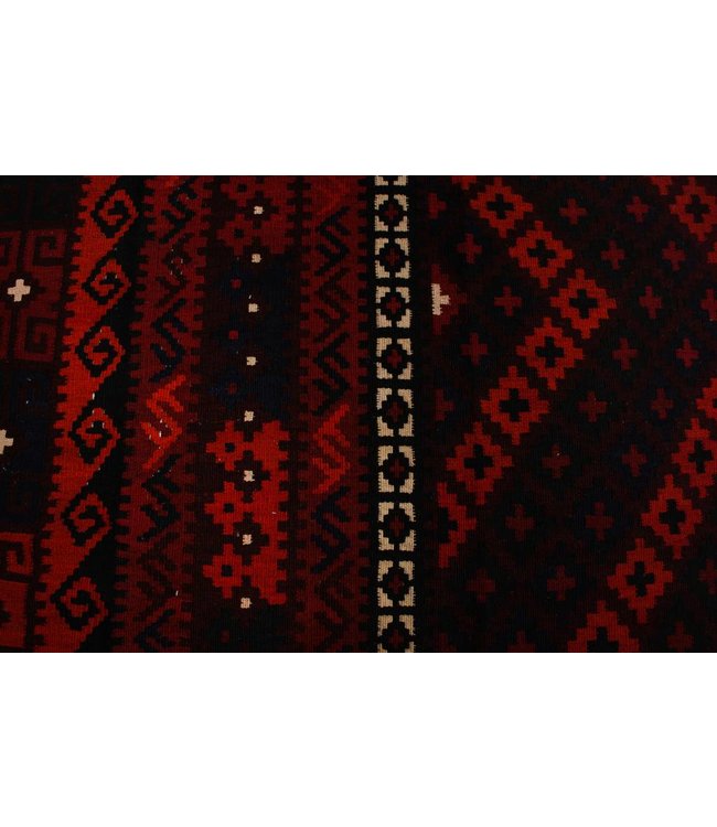 Handgewebte Orientalisch Wolle Kelim Teppich 433x226 cm