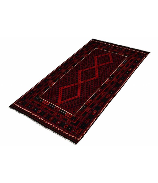 Handgewebte Orientalisch Wolle Kelim Teppich 413x259 cm