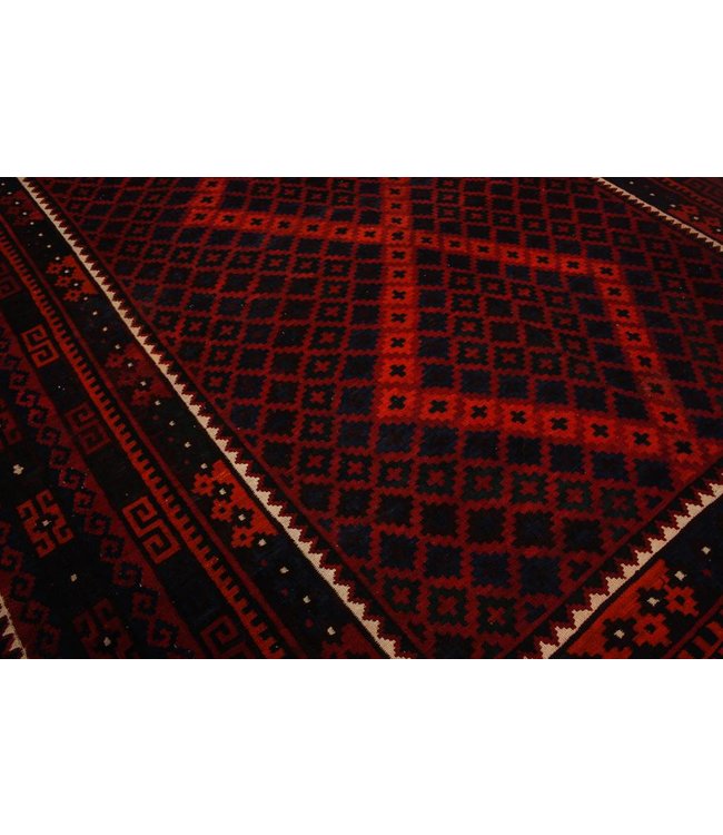 Handgewebte Orientalisch Wolle Kelim Teppich 413x259 cm