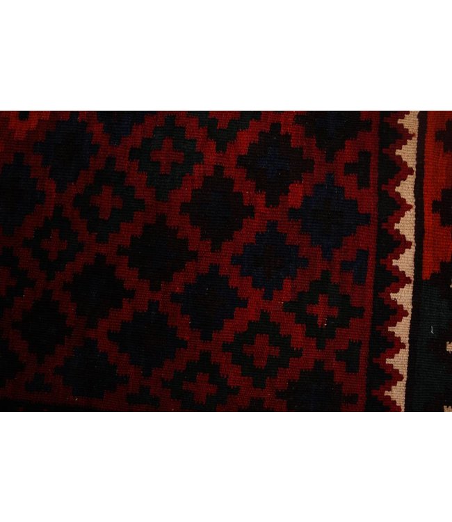 Hand Woven Afghan Wool Kilim Area Rug 413x259 cm