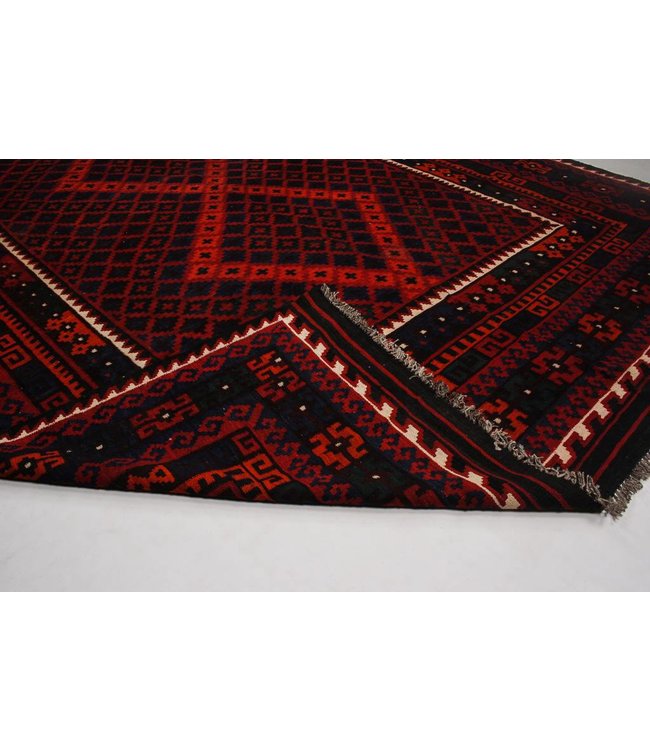 Handgewebte Orientalisch Wolle Kelim Teppich 413x259 cm