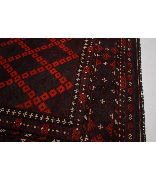 Hand Woven Afghan Wool Kilim Area Rug 391x268 cm