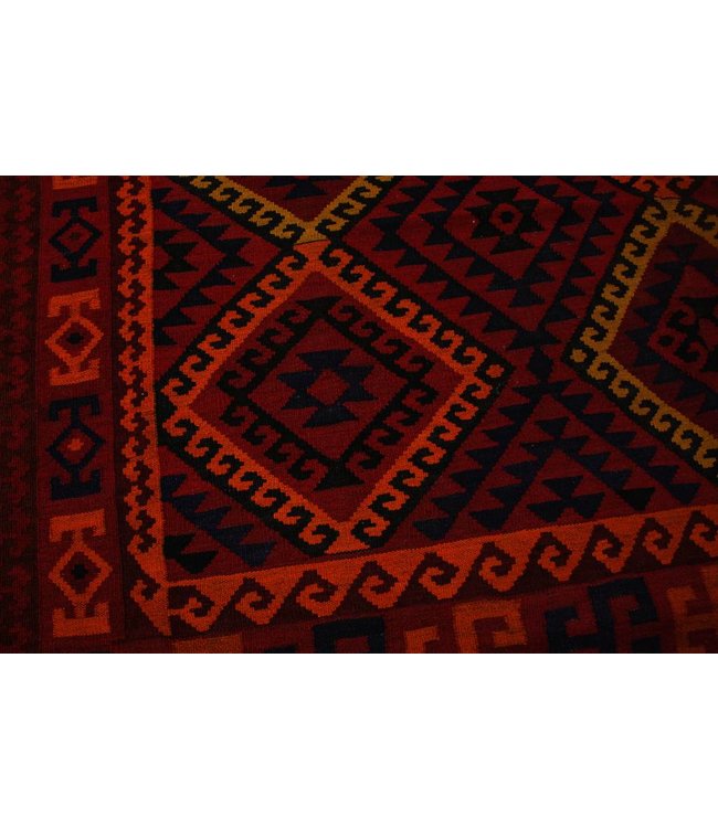 Handgewebte Orientalisch Wolle Kelim Teppich 575x304 cm