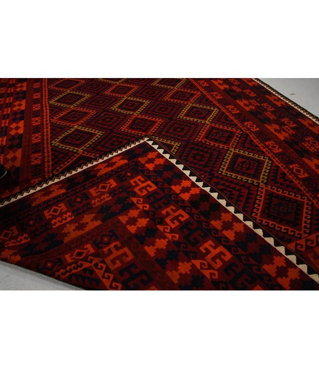 Handgewebte Orientalisch Wolle Kelim Teppich 575x304 cm