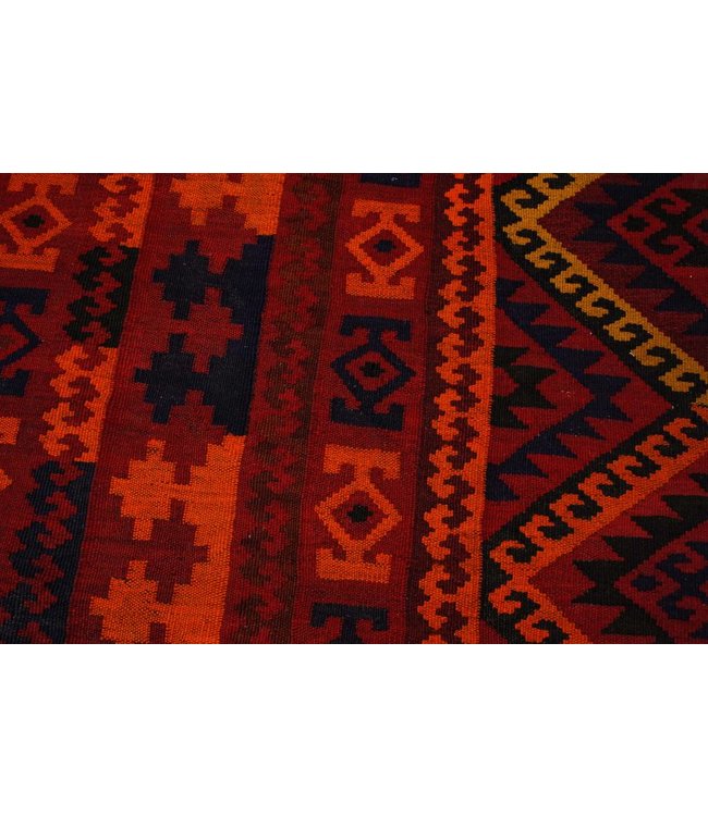 Handgewebte Orientalisch Wolle Kelim Teppich 575x304 cm