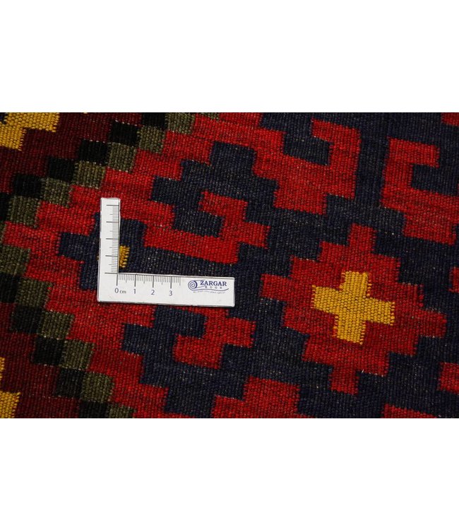 Hand Woven Afghan Wool Kilim Area Rug 580x292 cm