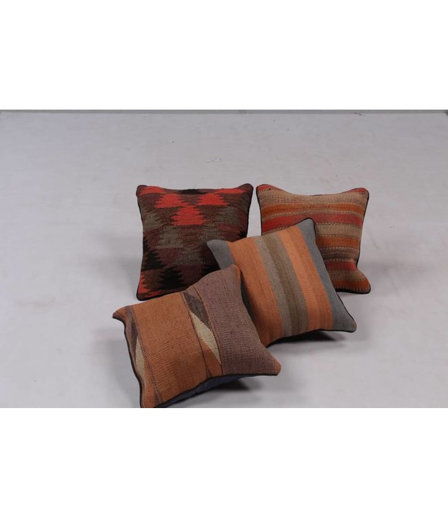 4x kilim cushions ca 40x40 cm with filling
