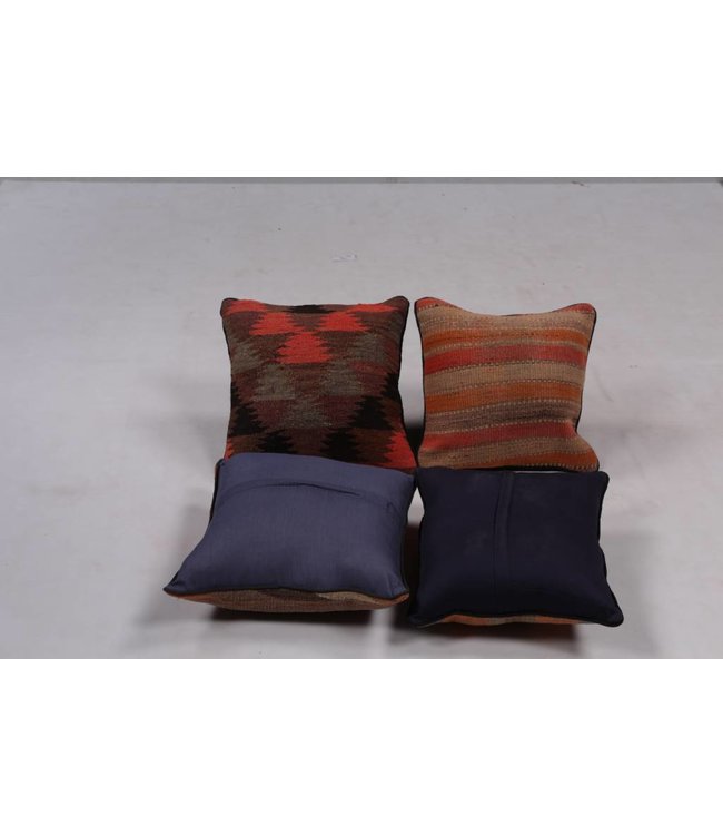 4x kilim cushions ca 40x40 cm with filling