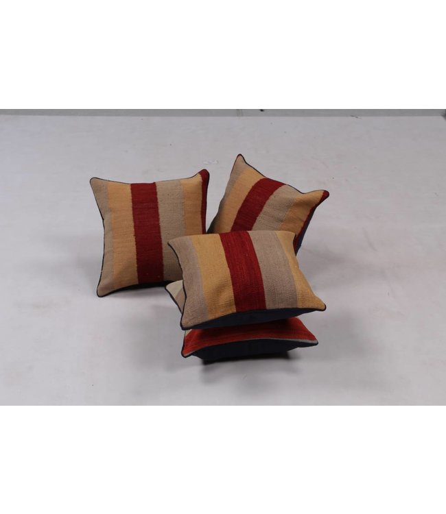 4x kilim cushions ca 40x40 cm with filling