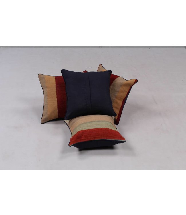 4x kelim kussens 40x40 cm met vulling