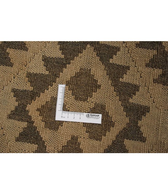 Handgemaakt Natural Kelim Wol Vloerkleed 295x192 cm