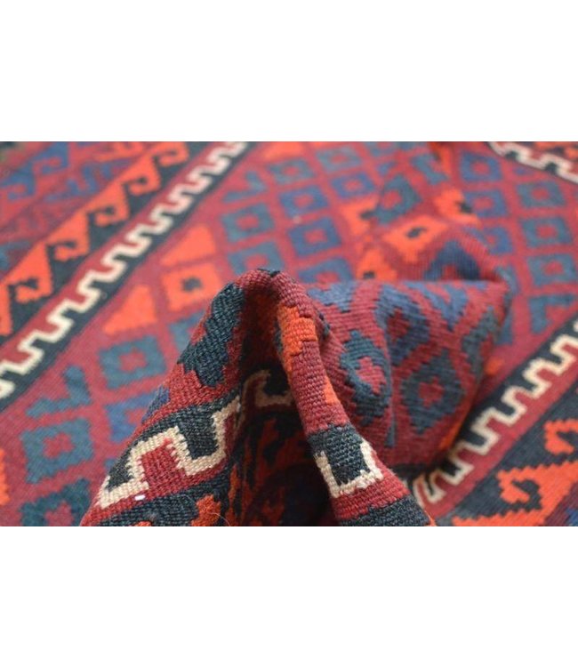 Handgewebte Orientalisch Wolle Kelim Teppich 106 x 94 cm