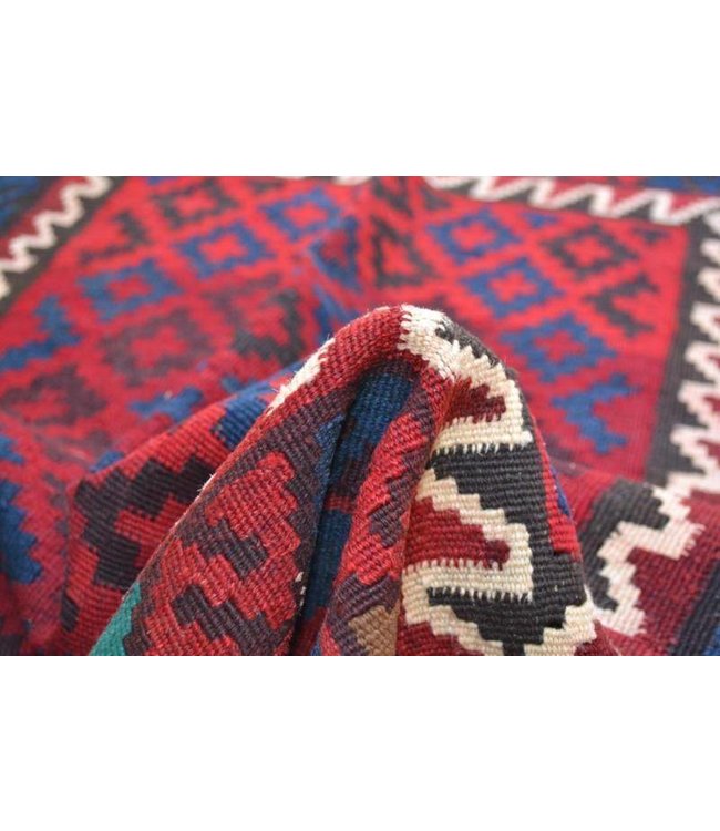 Handgewebte Orientalisch Wolle Kelim Teppich 128 x 99 cm