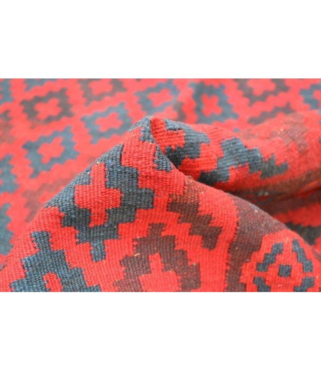 Handgewebte Orientalisch Wolle Kelim Teppich 110x96 cm