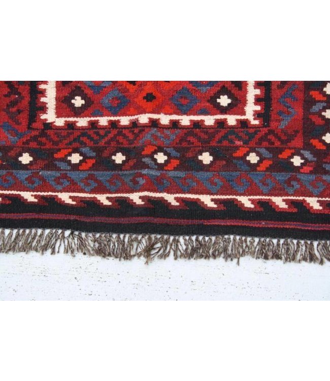 Hand Woven Afghan Wool Kilim Area Rug 104x98 cm
