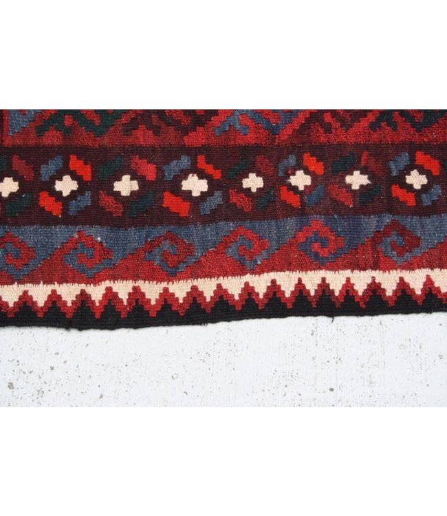 Handgemaakt Oosters Kelim Wol Vloerkleed 104x98 cm