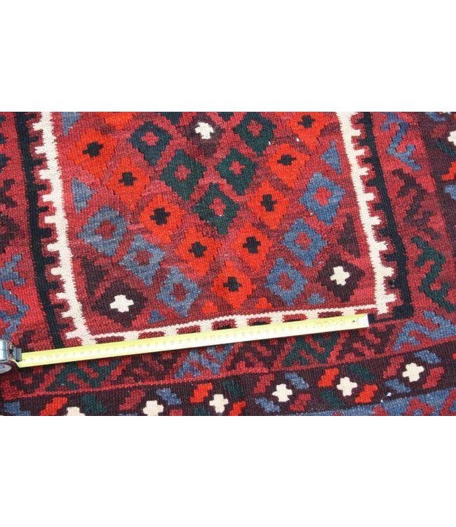 Handgewebte Orientalisch Wolle Kelim Teppich 104x98 cm