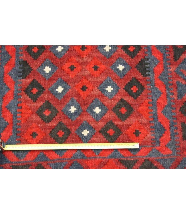 Hand Woven Afghan Wool Kilim Area Rug 97x86 cm