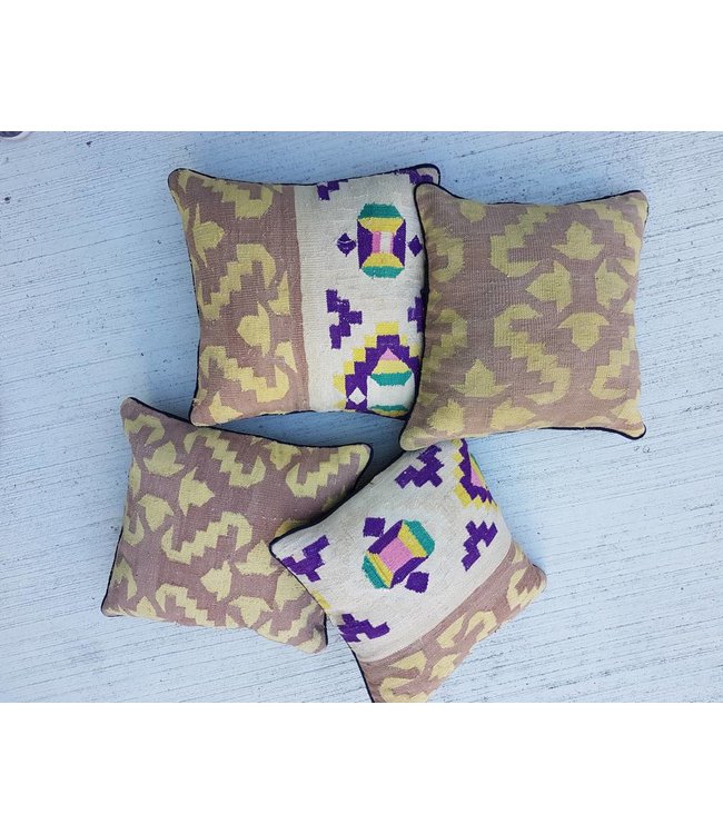 4x kilim cushions ca 45x45 cm with filling