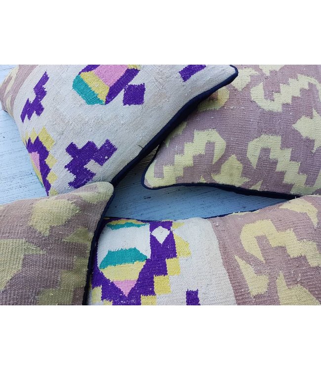 4x kilim cushions ca 45x45 cm with filling