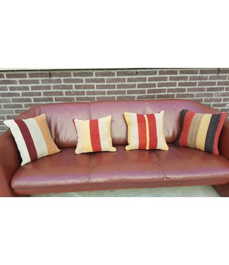 4x Kelim Kissen ca 45x45 cm mit Füllung