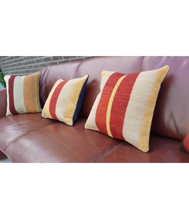 4x kelim kussens 45x45 cm met vulling