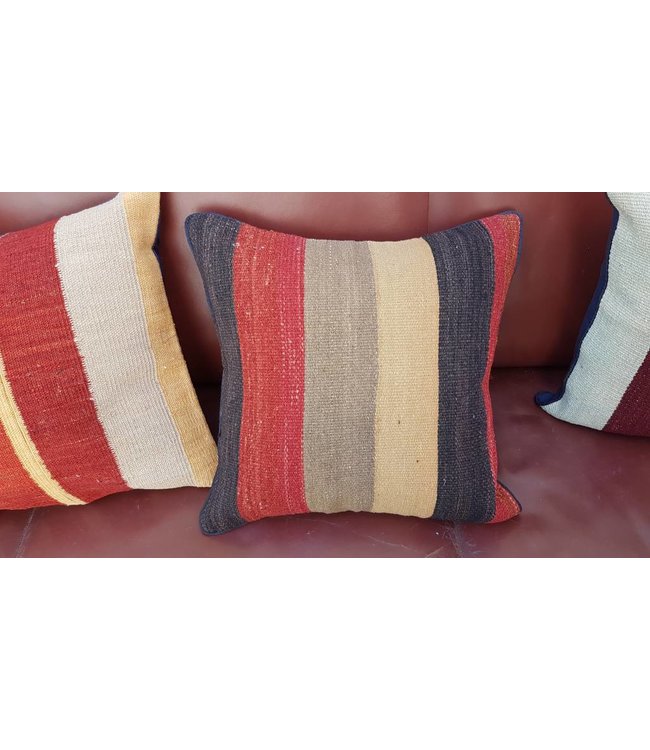 4x kelim kussens 45x45 cm met vulling