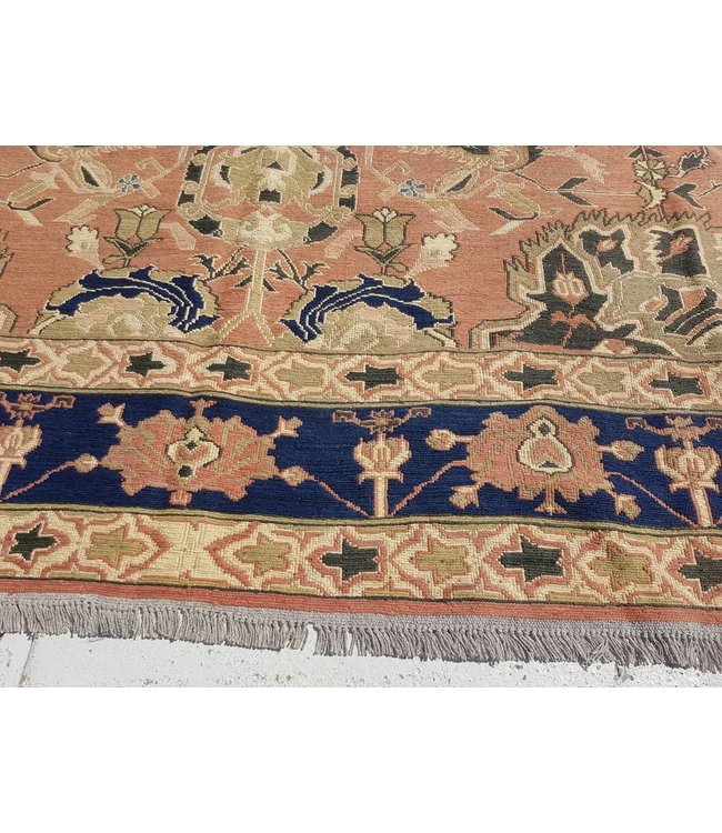 Handwoven Sumak kilim rug 282x236 cm