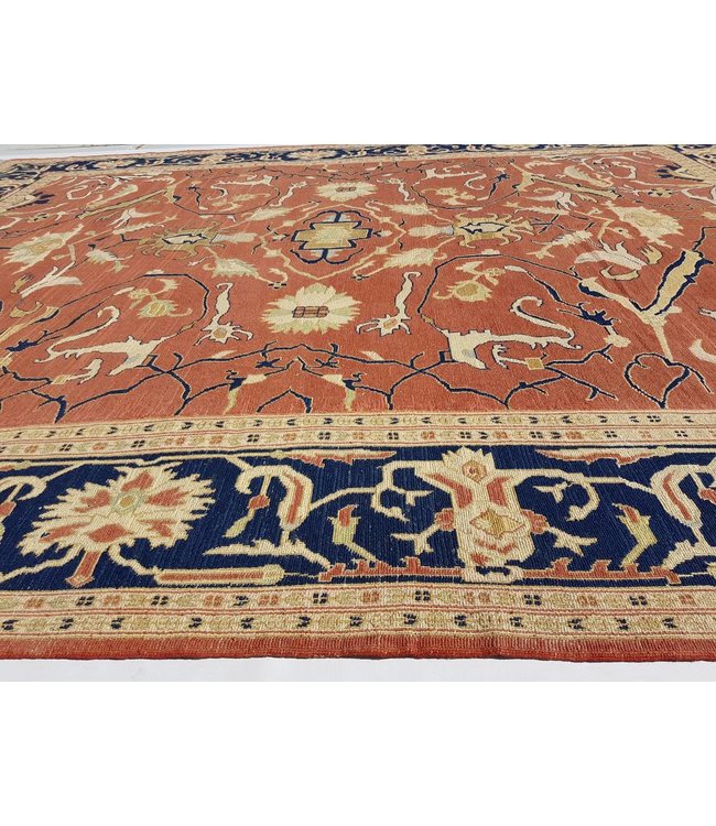 Handgeweven Sumak kelim 344x267 cm