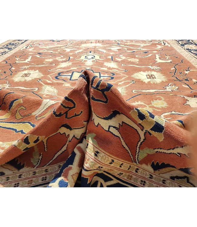 Handgewebt Sumak kelim teppich 344x267 cm