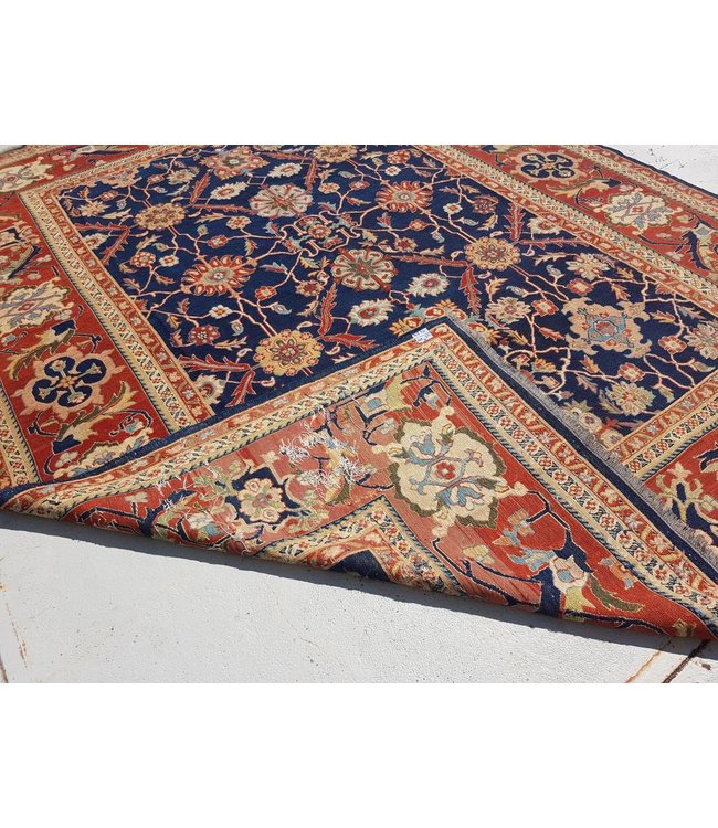 Handgeweven Sumak kelim 369x271 cm